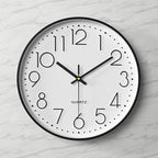 Tosnail 12 Inch Large Non Ticking Wall Clock, Round Silent Battery Operated - Image 6