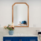 Wood Bathroom Mirror for Wall, 30 x 20 Inch Decorative Wall Mirror - Image 8