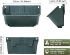 16 Pack Vertical Garden Planter, 13 inch Wall Mounted Planter - Image 2