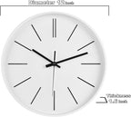 zyzamay Modern Wall Clock, 12 Inch Round Bright Colorful 3D Wall Clocks - Image 8