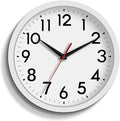 DAXSMY Wall Clock Small Analog 8 Inch Silent Non Ticking Battery Operated by DAXSMY