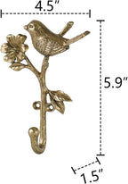 SOFFEE DESIGN 2pcs Metal Gold Coat Hooks - Image 6