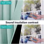 NICETOWN Aqua Blue Blackout Curtains 90 inches Long, Full Light Blocking Drapes - Image 4