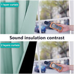 NICETOWN 100% Blackout Window Curtain Panels, Cold and Full Light Blocking - Image 3