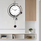 Dankeit Wall Clock with Pendulum, Silent Quality Quartz Battery Operated - Image 8