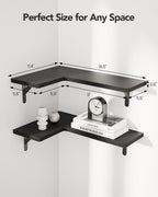 AMADA HOMEFURNISHING Corner Floating Shelves, Shelves - Image 2
