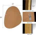 WallBeyond Asymmetrical Mirror, Irregular Wall Mirror, Unique Wall Mirrors - Image 6