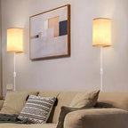Plug in Wall Sconce, 3 Colors Wall Sconces Set of Two, Industrial Plug in Wall - Image 5