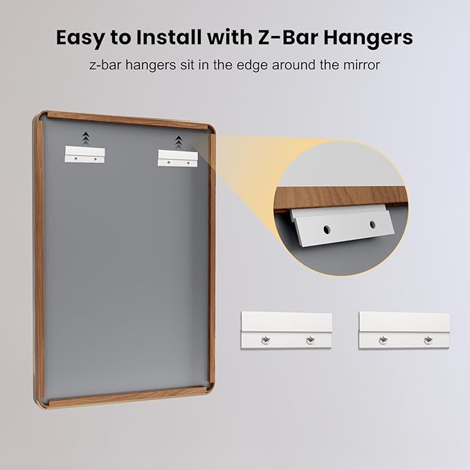 LOAAO 40X30 Inch Bathroom Mirror - Image 6