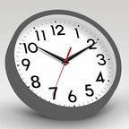 DAXSMY Wall Clock Small Analog 8 Inch Silent Non Ticking Battery Operated - Image 7