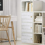 Wood Contact Paper White Gray 17.7"X 275"Thickened Peel and Stick Wallpaper - Image 6