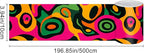 HOMETITUTE Wallpaper Border Peel and Stick Wall Border Colorful Pop Art - Image 3