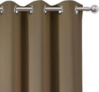 LEMOMO Brown Thermal Blackout Curtains/42 x 95 Inch/Set of 2 Panels Room - Image 6