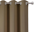 LEMOMO Brown Thermal Blackout Curtains/38 x 63 Inch/Set of 2 Panels Room - Image 6