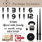 VANGOLD Wall Clock Oversized Wall Clocks - Image 5