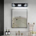 360° Rotate LED Bathroom Vanity Light Fixtures, 1300LM Acrylic Matte Black - Image 8
