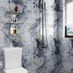 10pcs Peel and Stick Tile Shower Waterproof Marble Tiles Wall Panels, - Image 8