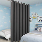 BONZER Room Divider Curtain Total Privacy Wall Grommet Thermal Insulated Wide - Image 5