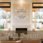 VANGOLD Large Wall Clocks for Living Room Decor, DIY Wall Clock Modern 3D Wall - Image 2
