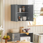 Haotian Wall Cabinet Laundry Room, Wall Storage Cabinet Kitchen Bathroom Garage - Image 9
