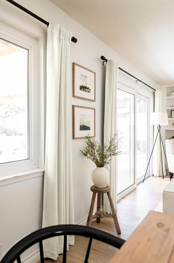 100% Blackout Shield Linen Blackout Curtains - Image 5