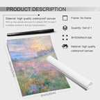 rumlud Pastel Nature Floral Poster Vintage French Country Landscape Wall Art - Image 2