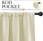 NICETOWN Blackout Curtains for Living Curtains, Room Darkening Curtains & - Image 3