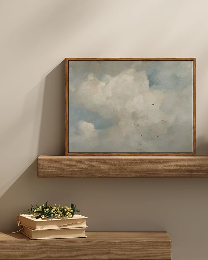 InSimSea Framed Canvas Wall Art Vintage Decor, Home Decor Classical Oil - Image 2