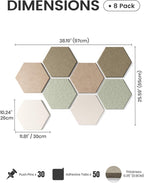Fluxynara Hexagon Cork Board Alternative - Image 2