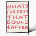 Daily Reminder Positive Canvas Wall Art, Positive Affirmations Wall Decor by Yaasilinage
