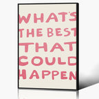 Daily Reminder Positive Canvas Wall Art, Positive Affirmations Wall Decor by Yaasilinage