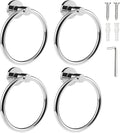 SetSail Towel Holder for Bathroom Wall 4 Packs Towel Ring Stainless Steel Heavy by SetSail