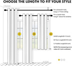 MIULEE Blackout Curtains for Bedroom Living Room 2 Panels, Thermal Insulated - Image 7