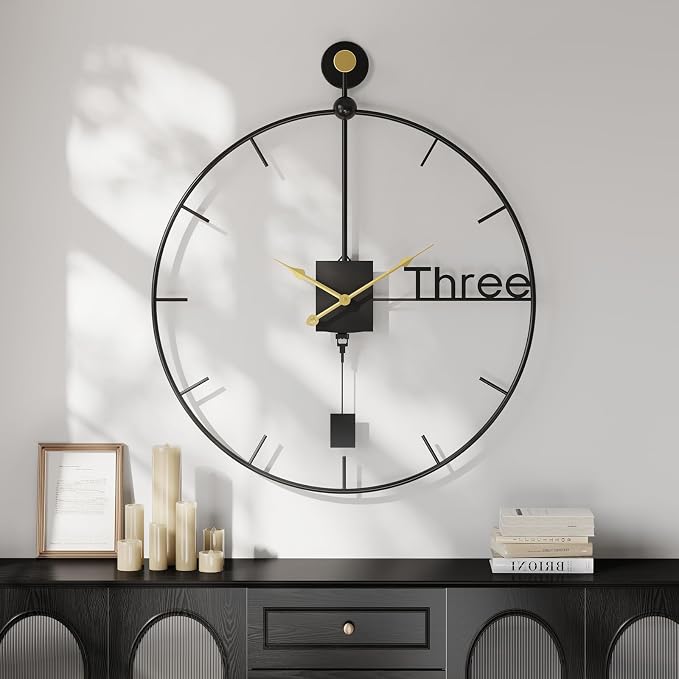 Cuspin 24 inch Large Wall Clock by Cuspin