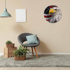 Mxocom American Bald Eagle Wall Clock USA Flag Majestic Bird Freedom 10 Inch - Image 6