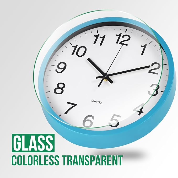 Wall Clock Non-Ticking Silent Quartz Movement Decor Clock Modern Simple Style - Image 5