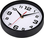 Wall Clock Silent Non-Ticking Modern Clocks Battery Operated 8 Inch Small - Image 9