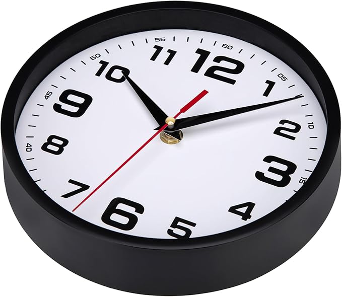 14 Inch Wall Clock Silent Non-Ticking Modern Clocks Battery Operated Large - Image 5