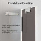 24x36 Inch White Bathroom Mirrors - Image 6