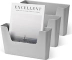 YOHOM Adhesive File Holder Plastic Document Folder Door No Drilling Mount Mail by Yohom