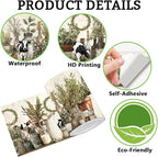 Farmhouse Wallpaper Border Wall Border Trim Peel and Stick 19.7 x 4 Inch Cattle - Image 6