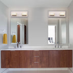 2-Light, 12.6-Inch Wall Lights Brushed Nickel Vanity Lights - Image 8