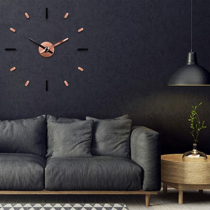Presentime & Co Large Frameless DIY Wall Clock - Image 4