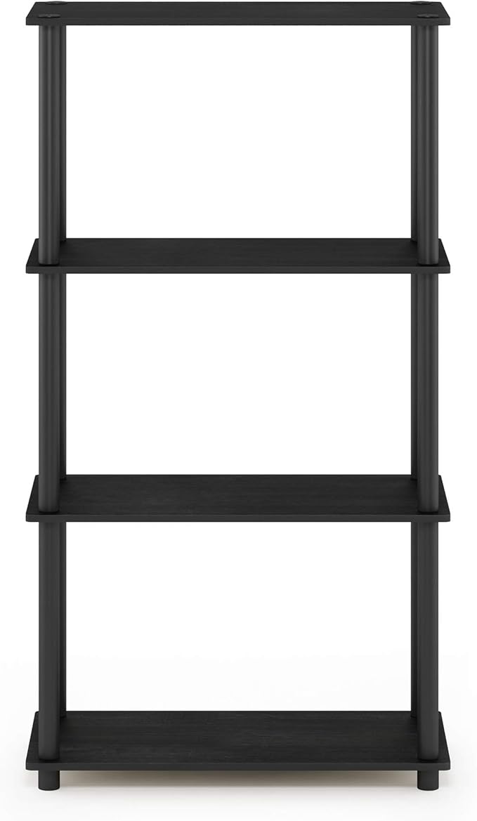 Furinno Turn-N-Tube 4-Tier Multipurpose Shelf Display Rack, Round Tubes - Image 6