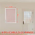 AJAZZ self Adhesive Portable 100% Blackout Curtains Simple and Easy to - Image 5