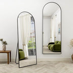 Arched Full Length Mirror, Full Length Wall Mirror Hanging or Leaning - Image 5