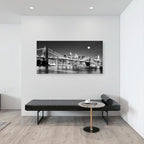 Baisuart-Q30398 Brooklyn Bridge Night View 1 Panels Landscape Artwork Canvas - Image 9