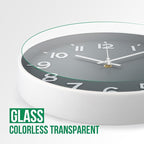 Wall Clock Modern Simple Quartz Decorative Clock Non-Ticking Silent Battery - Image 5