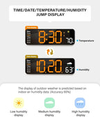 Digital Wall Clock, Digital Clock Large Display - Image 4