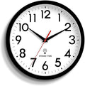 DAXSMY Atomic Wall Clock Analog 12 Inch Battery Operated Modern Decorative by DAXSMY
